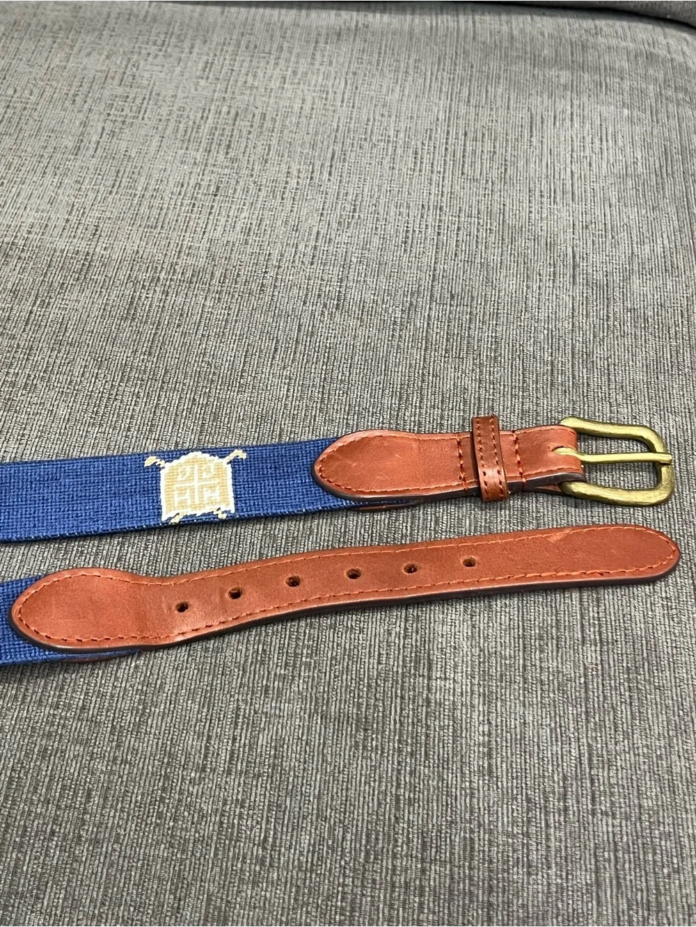 Smathers & Branson Needlepoint Belt 42